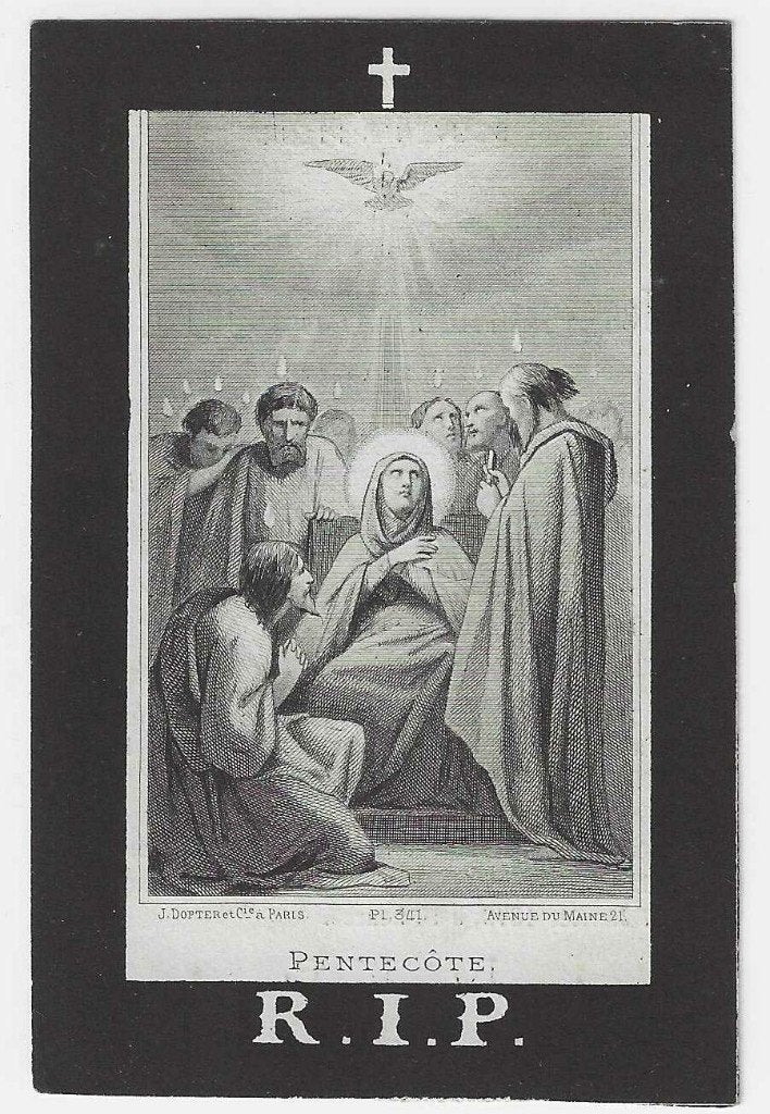 Jean-Nicolas Curriez, ? 1811 - Chênée 1878, Enlèvement ou Envoi, Image pieuse