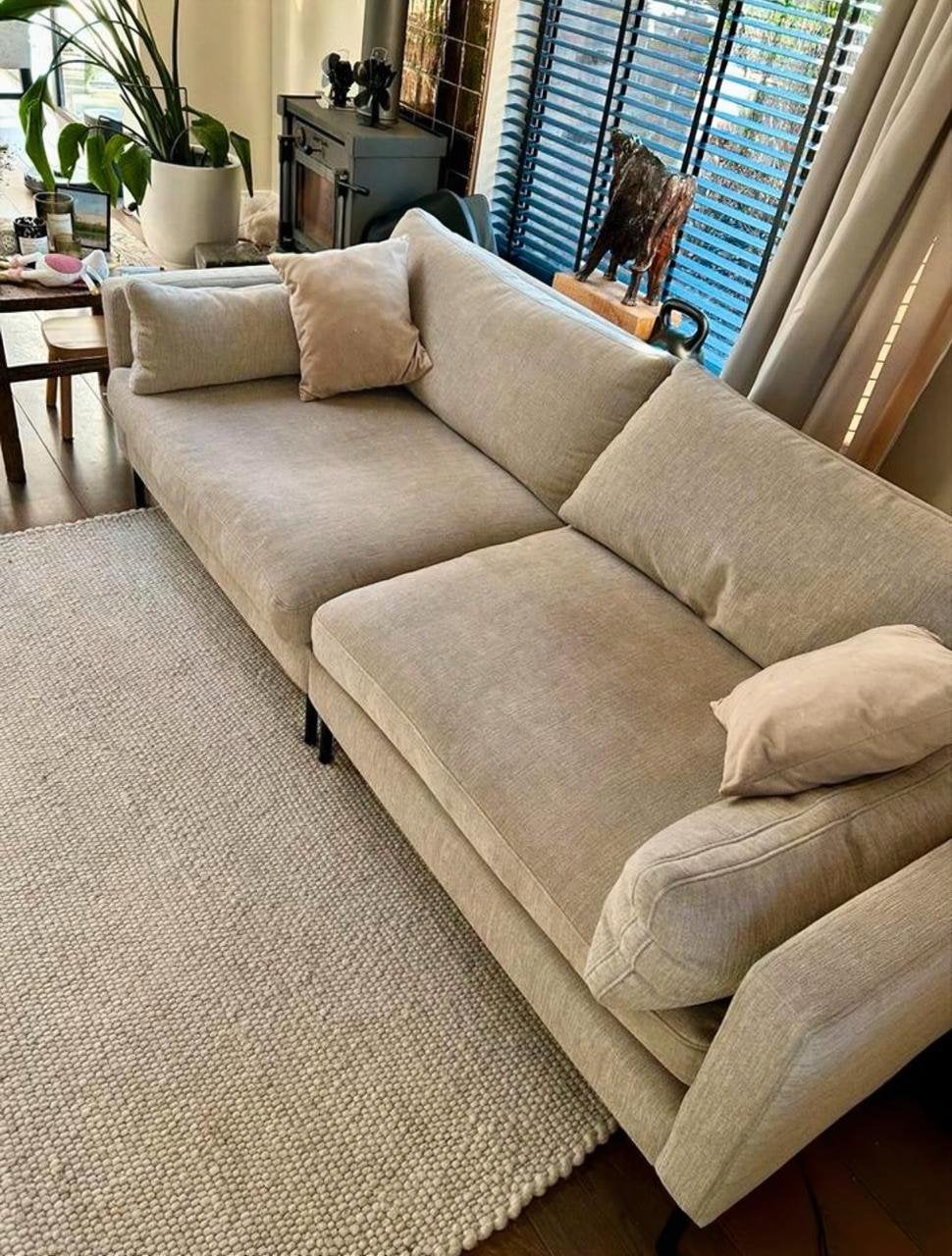 ZUIVER summer zetel / bank met hocker, Ophalen, Zo goed als nieuw, Stof