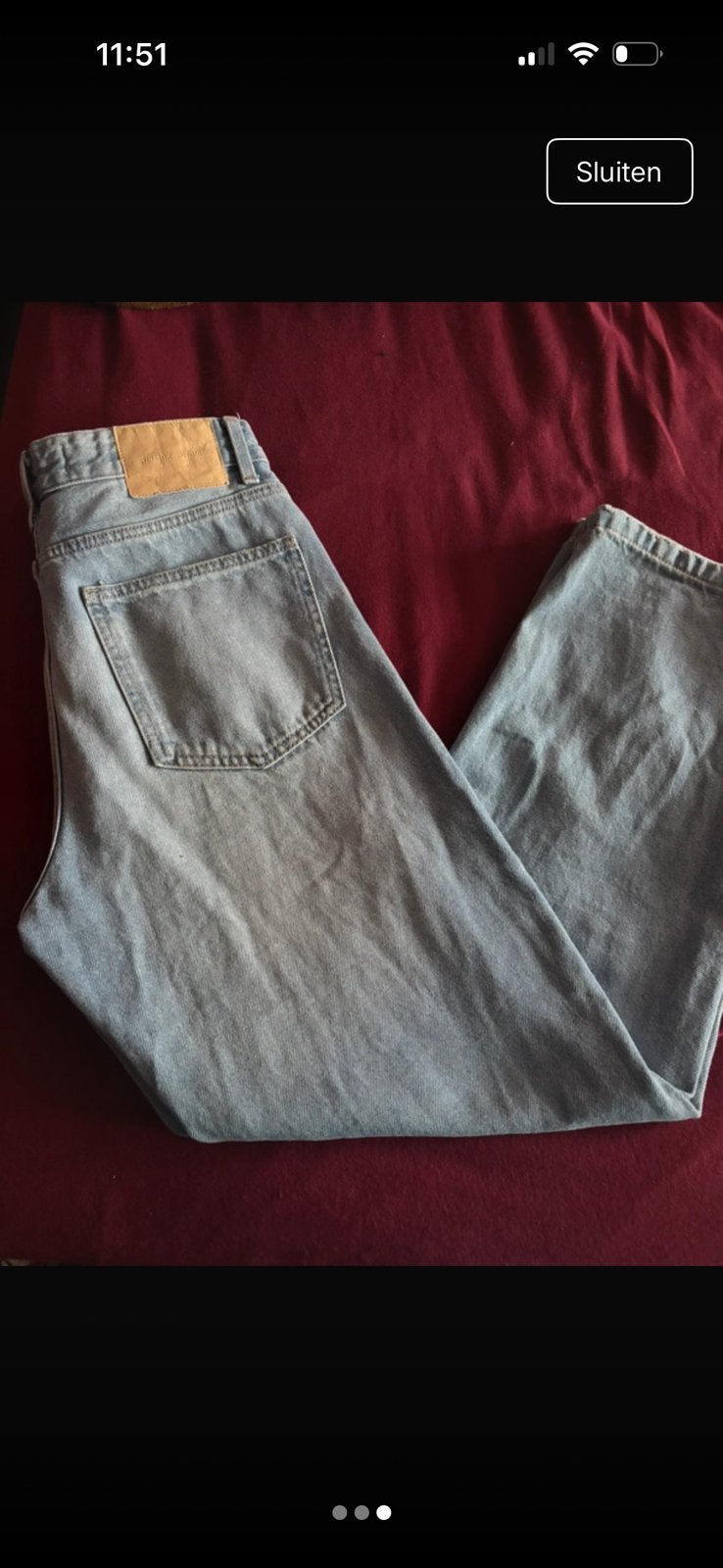 Jeans broek, Verzenden, Zo goed als nieuw, Blauw, W33 - W34 (confectie 48/50)