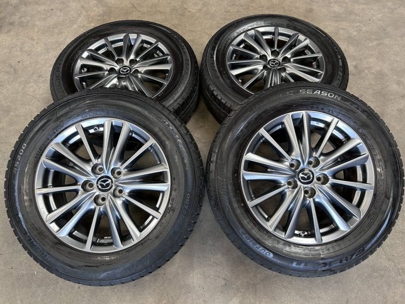 17 inch originele velgen + vierseizoenenbanden Mazda CX-5 99, Auto-onderdelen, Gebruikt, -, -, Banden en Velgen