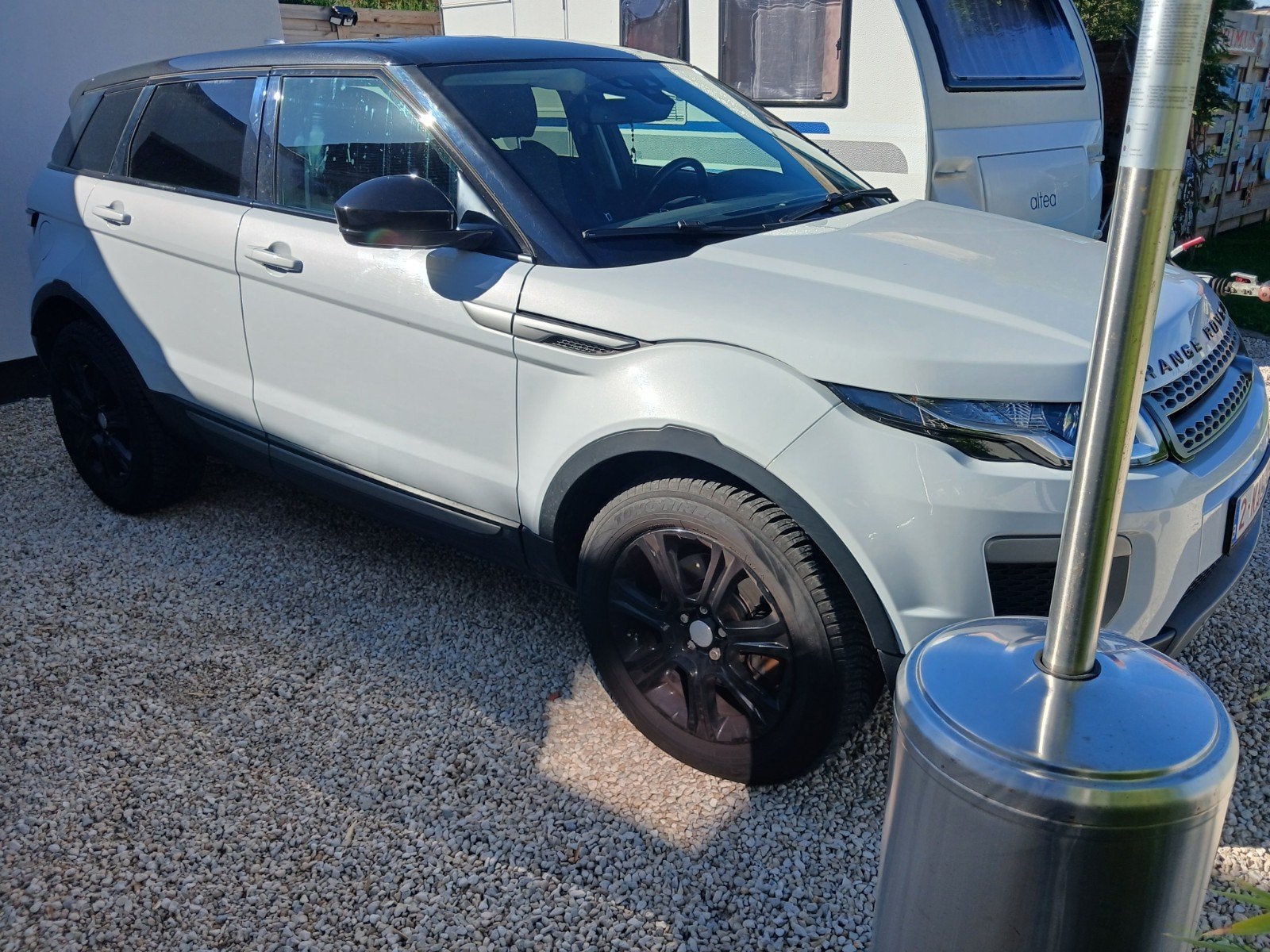 range rover evoque 2.0 tdhd 2017, Auto's, Leder en Stof, Wit, Bluetooth, Vierwielaandrijving