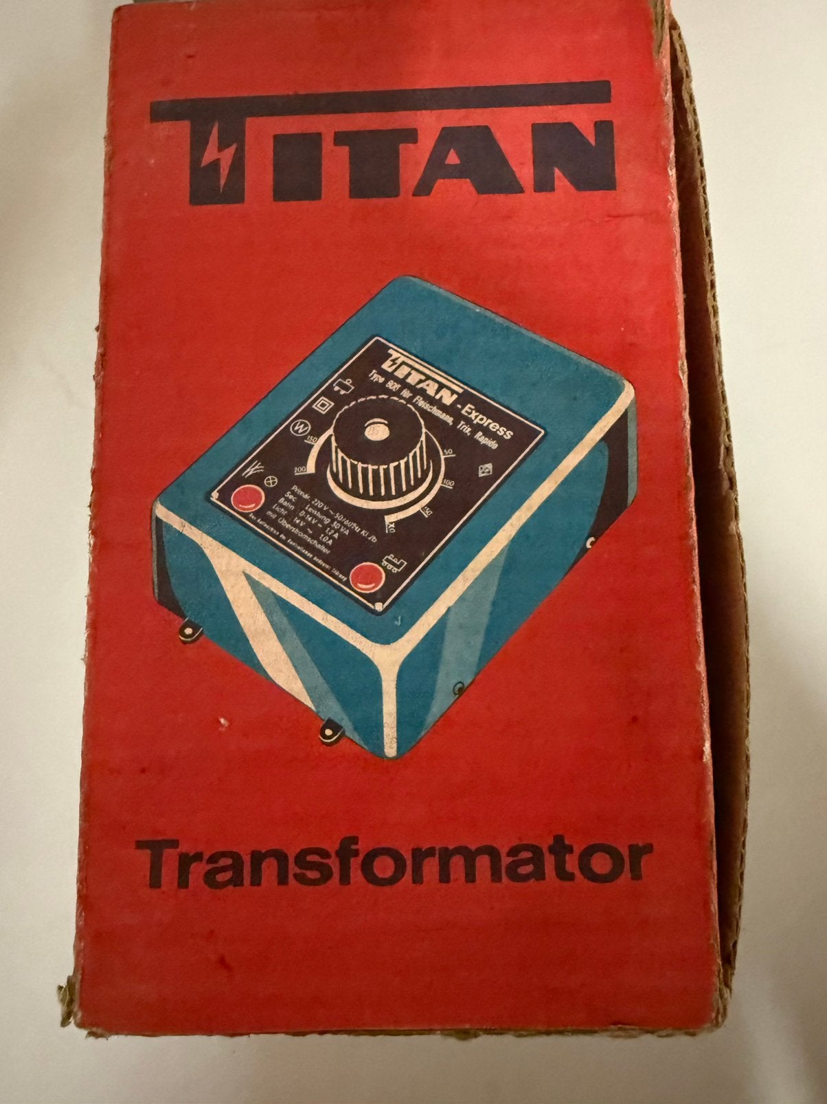 TITAN-Express Type 806 transfo–Fleischmann / Trix / Rapido, Hobby en Vrije tijd, Ophalen of Verzenden, Gebruikt, Transformator of Voeding