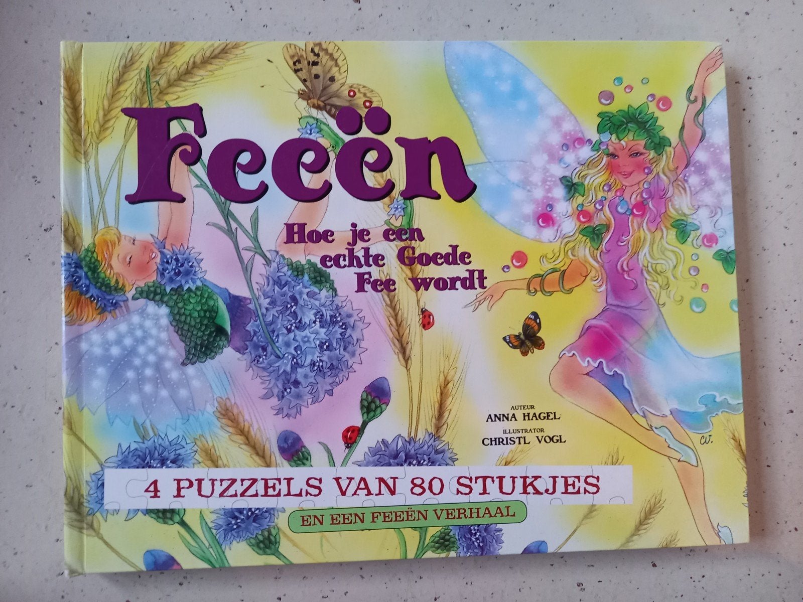 Voorleesboek over feeën met 4 puzzels(1 onvolledig), Enfants & Bébés, Jouets | Puzzles pour enfants, Enlèvement ou Envoi, Plus de 50 pièces