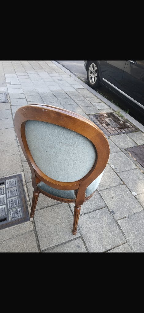 6 Chaises en chaîne, Antiquités & Art, Antiquités | Meubles | Chaises & Canapés, Enlèvement ou Envoi