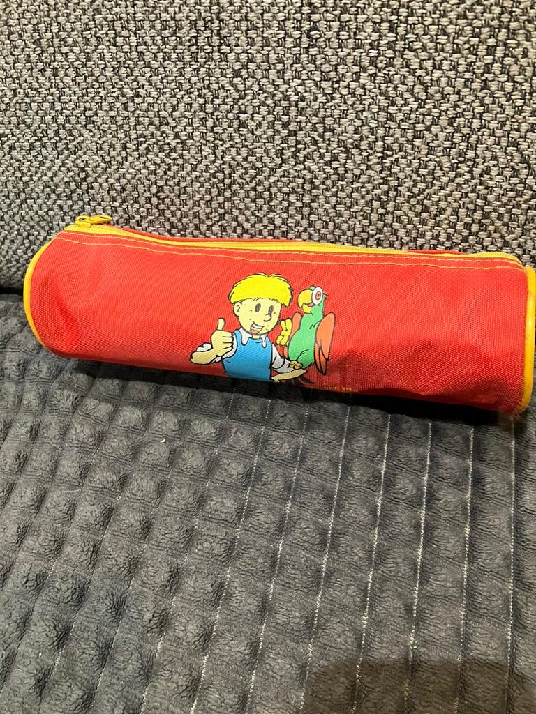 Vintage pennenzak 22 cl jommeke het volk jef nys, Ophalen of Verzenden, Nieuw