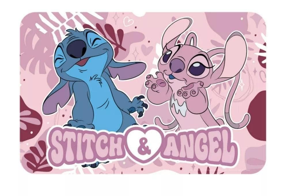 Stitch Placemat - Roze of Blauw - Disney - Div Uitvoeringen, Kinderen en Baby's, Overige Kinderen en Baby's, Nieuw, Ophalen of Verzenden