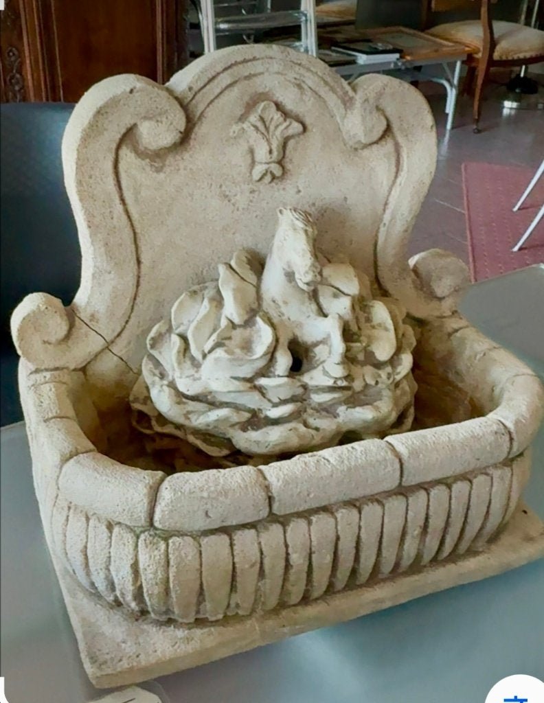 Betonnen muurfontein (zonder pomp), Tuin en Terras, Ophalen