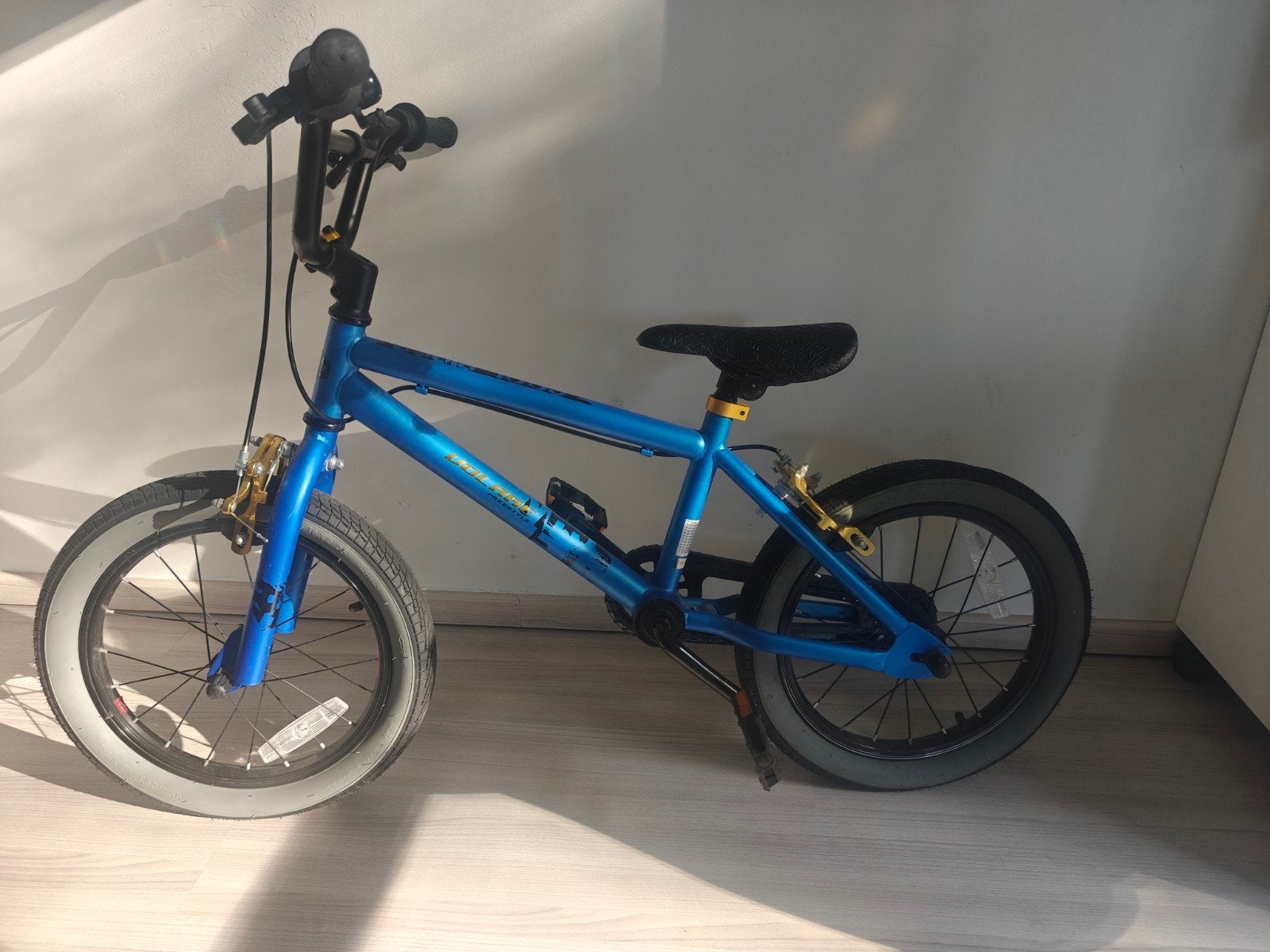 Volare Cool Rider Kinderfiets – 16 inch – Blauw, Fietsen en Brommers, 16 tot 20 inch, Staal, V-brakes, Ophalen of Verzenden