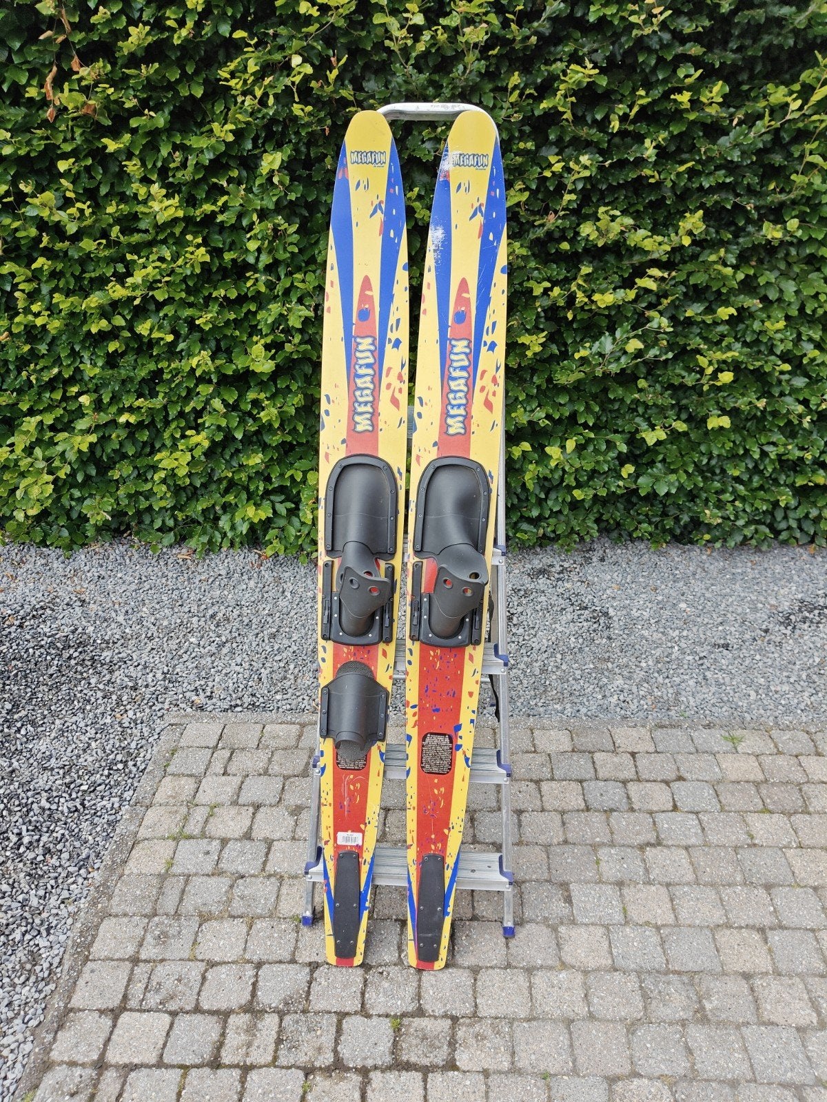 waterski's in goede staat, Sports nautiques & Bateaux, Ski nautique, Comme neuf, Skis nautiques, 160 cm ou plus, Enlèvement