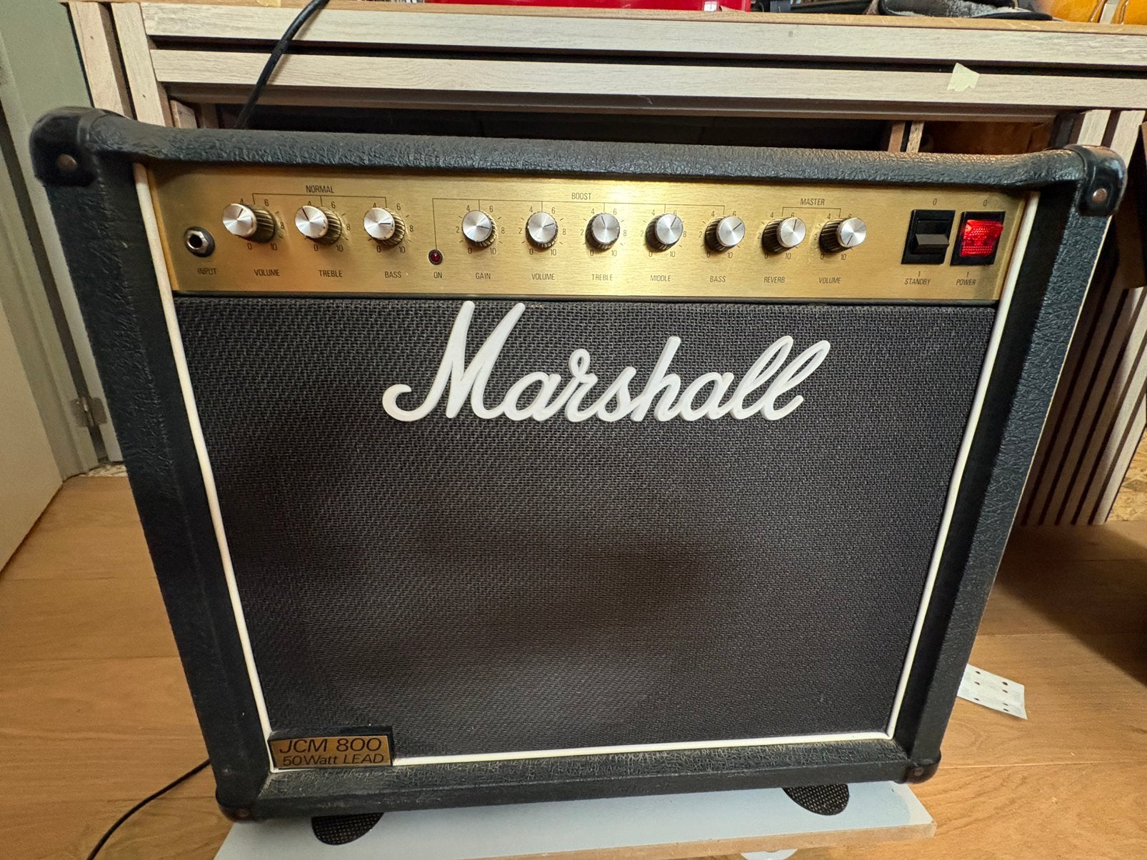 Ampli Marshall JCM 800 combo (1989), Musique & Instruments, Enlèvement, Utilisé