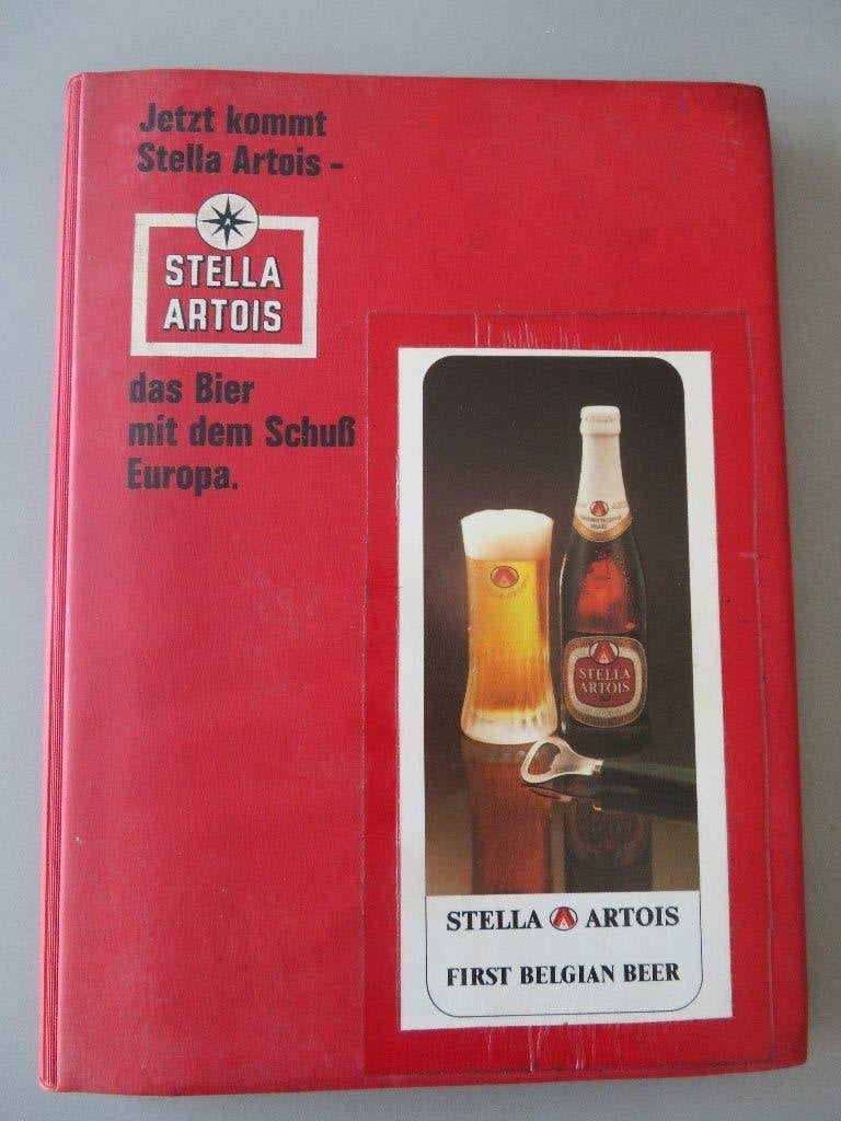 dikke Duitse presentatiemap Stella Artois Belgian Beer, Verzamelen, Ophalen of Verzenden, Zo goed als nieuw, Overige typen, Stella Artois