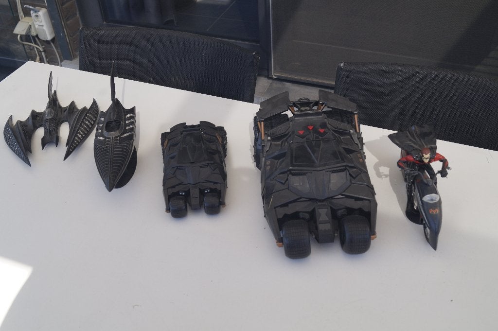 batman voertuigen en figuren, Ophalen, Gebruikt