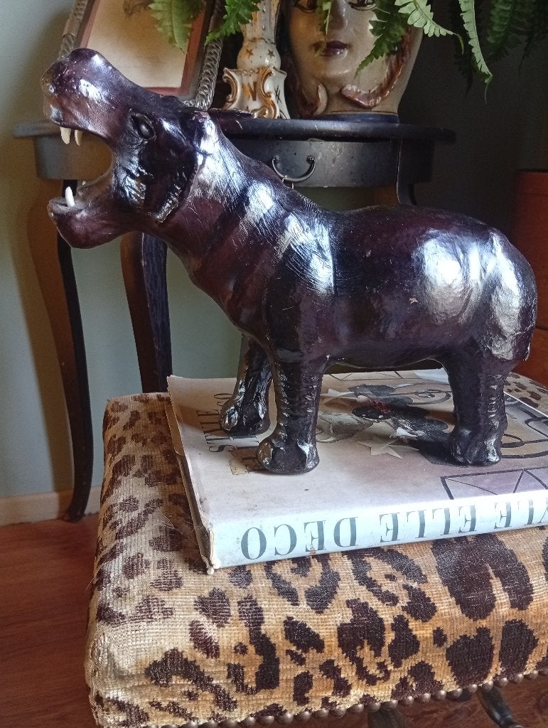 Hippopotame cuir années 70 Liberty n co, Enlèvement