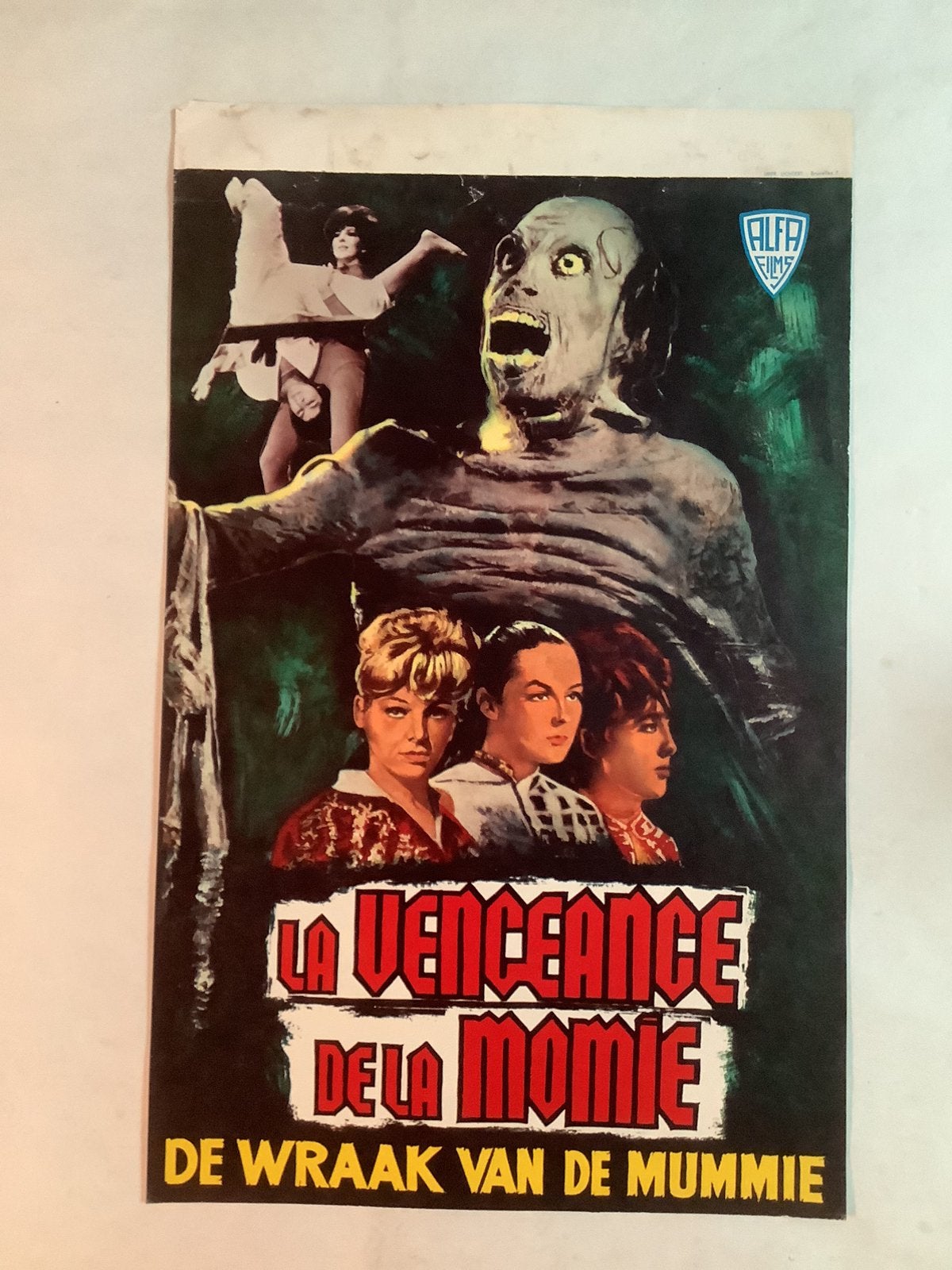 THE MUMMY VS THE AZTEK WOMEN  filmposter  33-53 cm, Enlèvement ou Envoi, Comme neuf