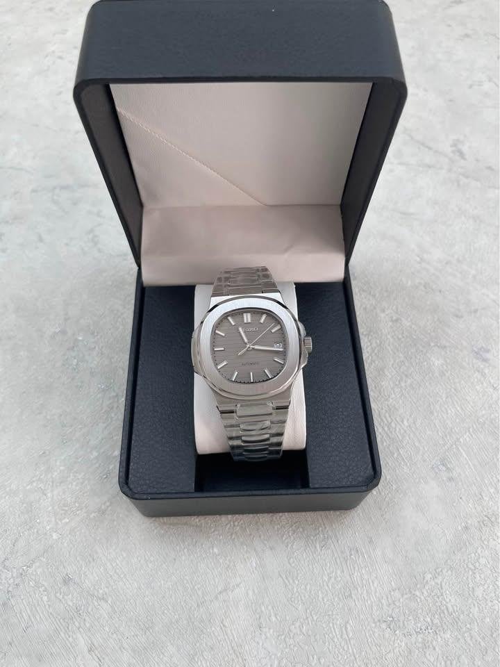 Seiko Mod Nautilus Gris Seikolus, Handtassen en Accessoires, Staal, Polshorloge, Nieuw, Ophalen of Verzenden