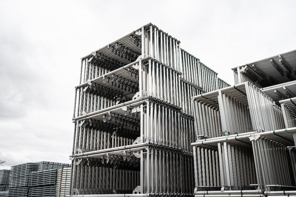Baumann Alu Steiger | 750 m² | Nouveau, Envoi, Neuf, Échafaudage de façade, 5 mètres de hauteur ou plus