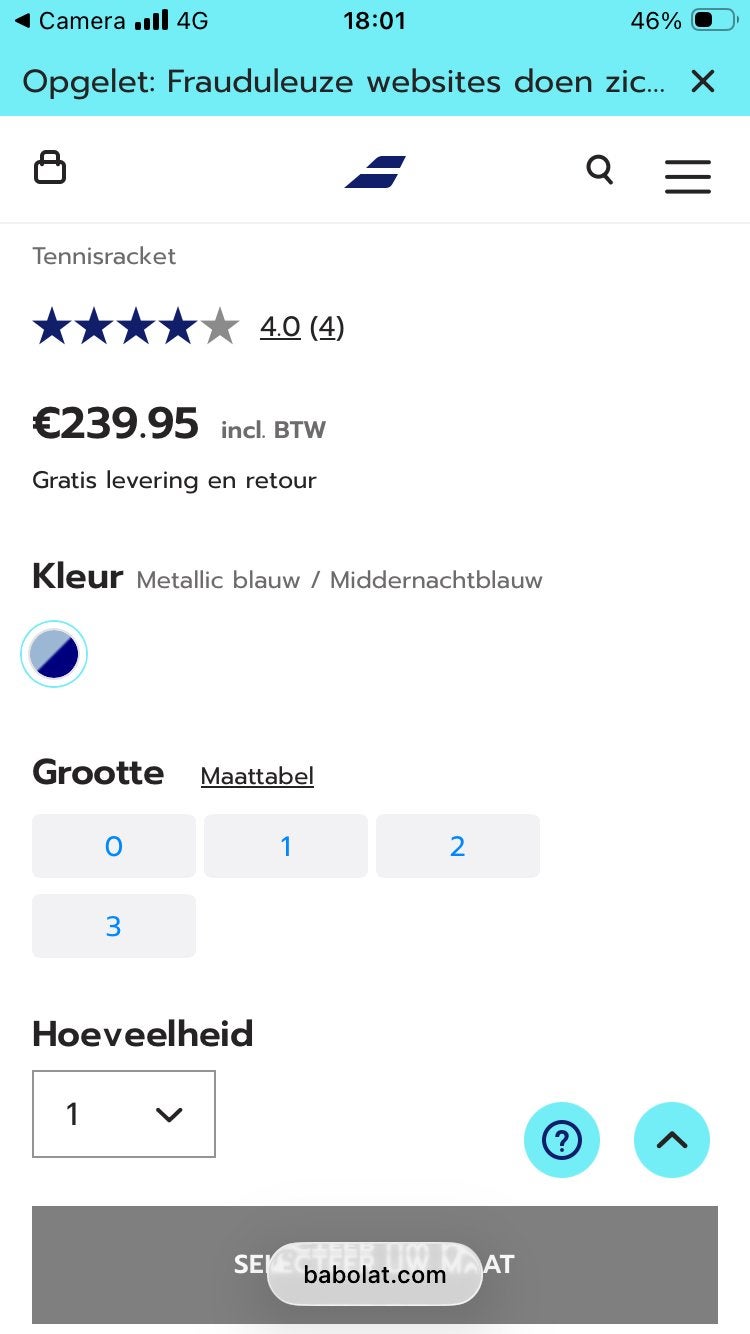 Tennis racket merk babolat, Tickets en Kaartjes