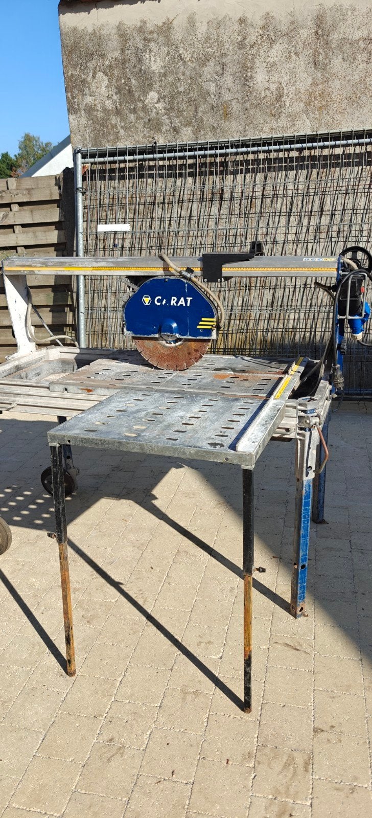 Carat P-3510 tegelzaag waterzaag, Doe-het-zelf en Bouw, Ophalen, Gebruikt, 70 mm of meer, Afkortzaag