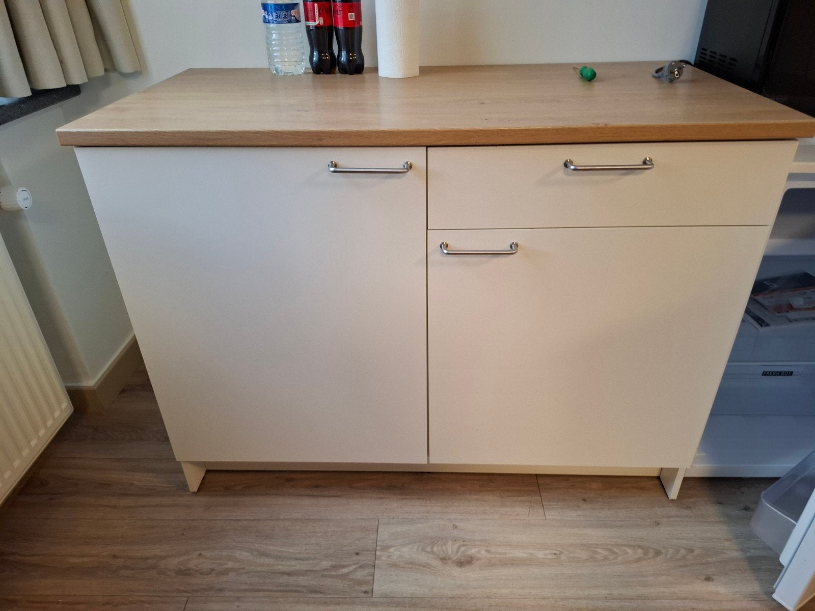 keukenkast, Ophalen, Zo goed als nieuw, Crème