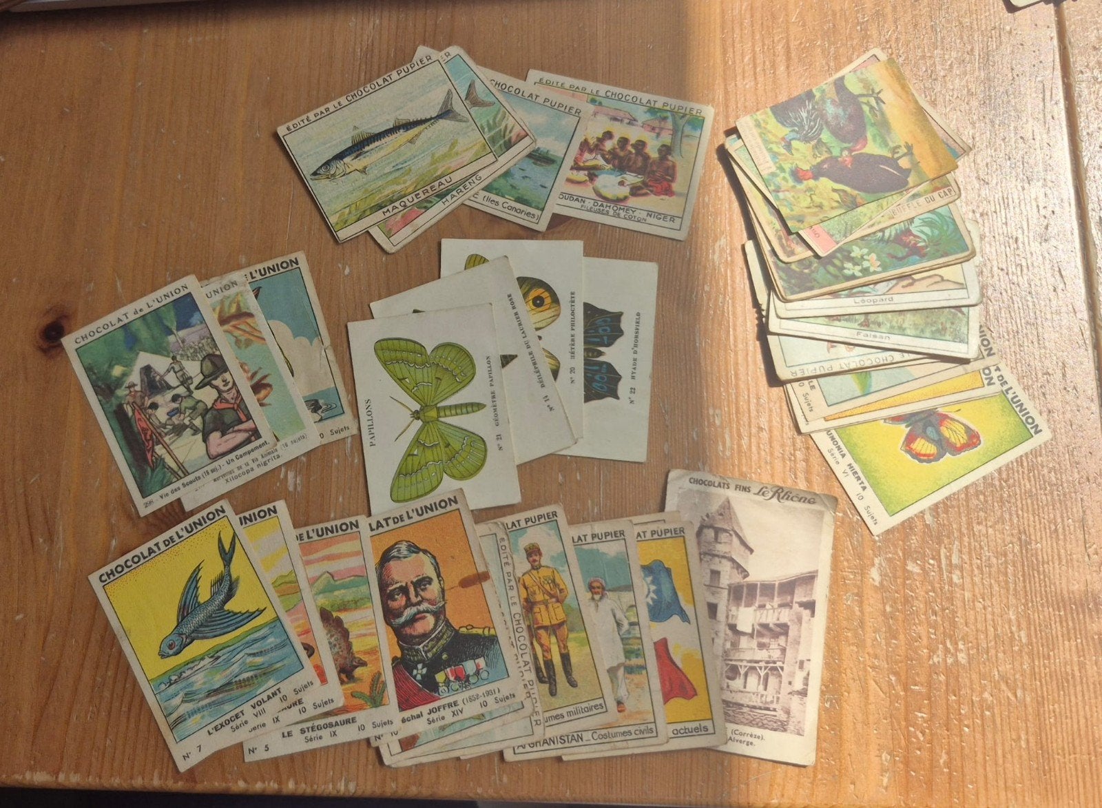 Lot 50+ Ancien Chromos Chocolat Union/Pupier/Casino,... FR, Enlèvement ou Envoi, Comme neuf, Plusieurs images
