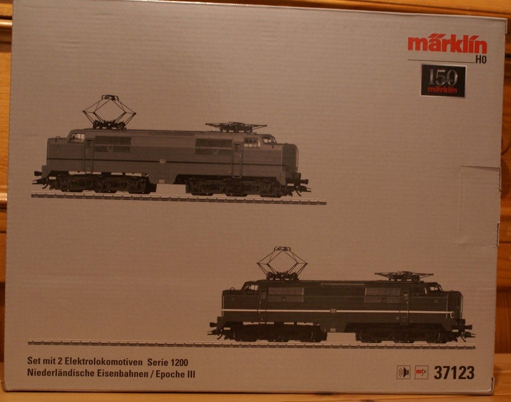 Märklin 37123 locomotief set NS 1200 Serie, Hobby en Vrije tijd, Modeltreinen | H0, Zo goed als nieuw, Locomotief, Wisselstroom
