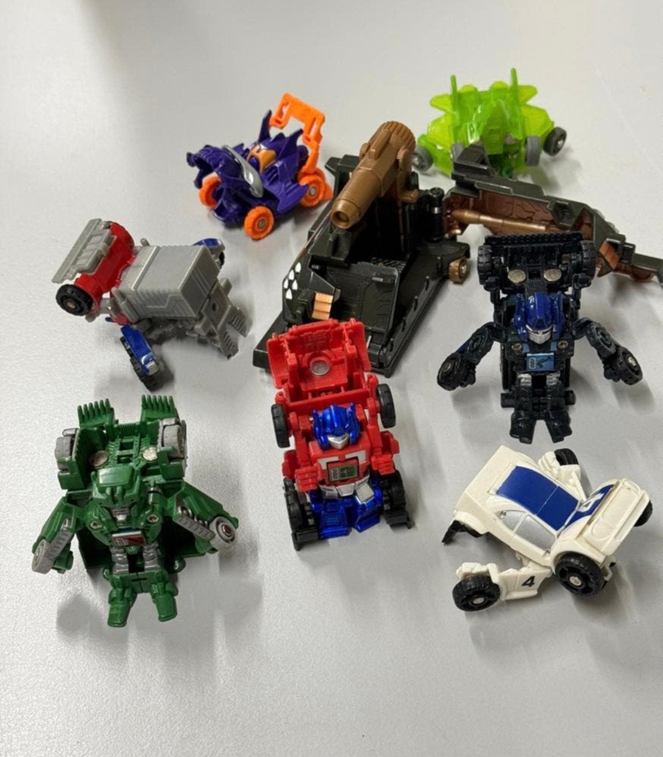 8 stuks Transformers mini-bots battle bot lot - 8 figuren, Verzamelen, Transformers, Ophalen of Verzenden, Zo goed als nieuw