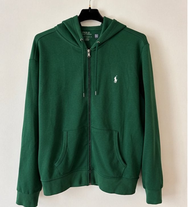 Gilet zip ralph lauren, Enlèvement, Comme neuf, Vert