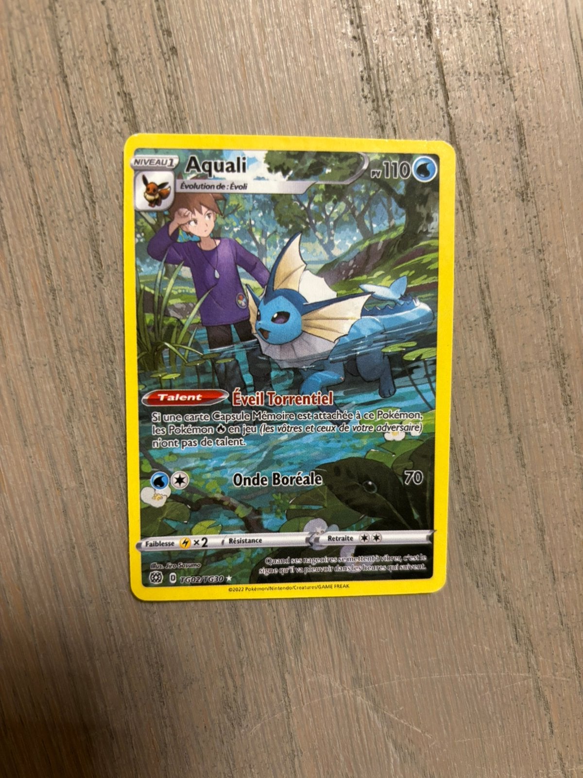 Galerie d'entraîneurs Rare Holo - Pokemon - Aquali, Enlèvement ou Envoi, Comme neuf