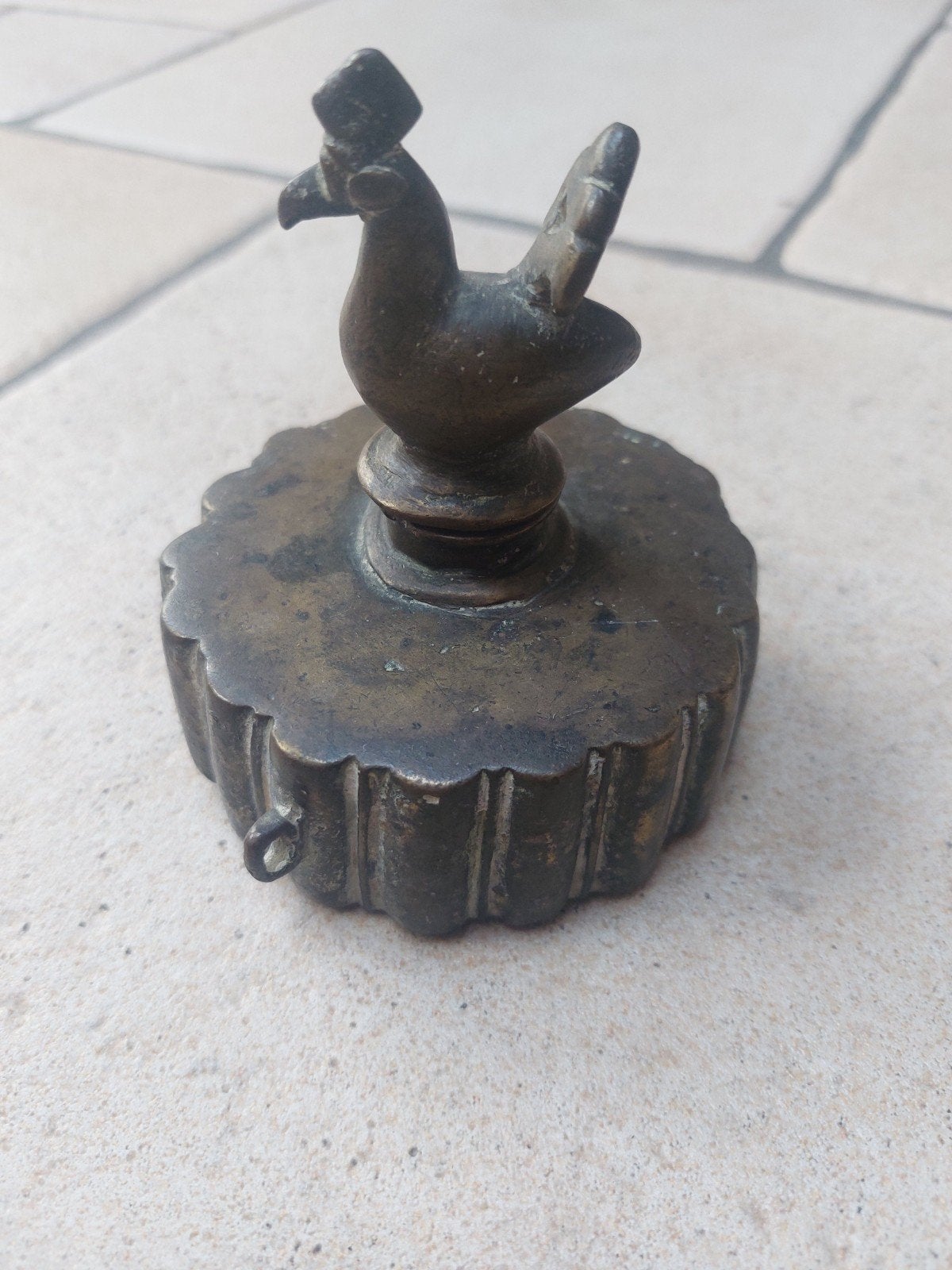 baril d'encre, Antiquités & Art, Enlèvement, Bronze