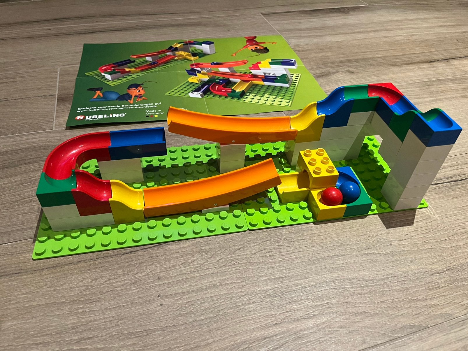Hubelino knikkerbaan met wipwap, Ophalen, Overige thema's, Zo goed als nieuw, Compleet