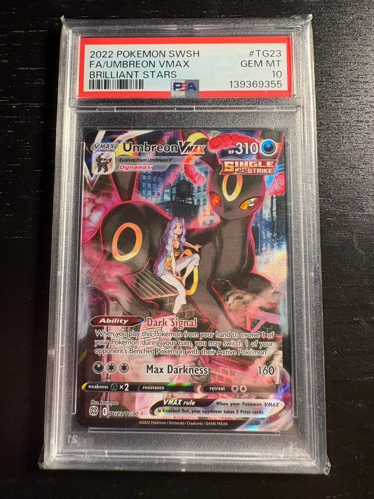 Umbreon Vmax PSA 10, Ophalen, Nieuw