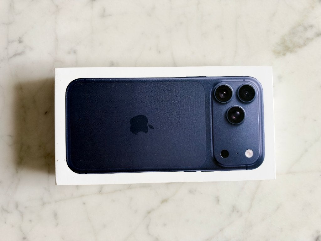 iPhone 17 Pro Max, Gebruikt, Blauw, Zonder simlock, IPhone 17 Pro Max