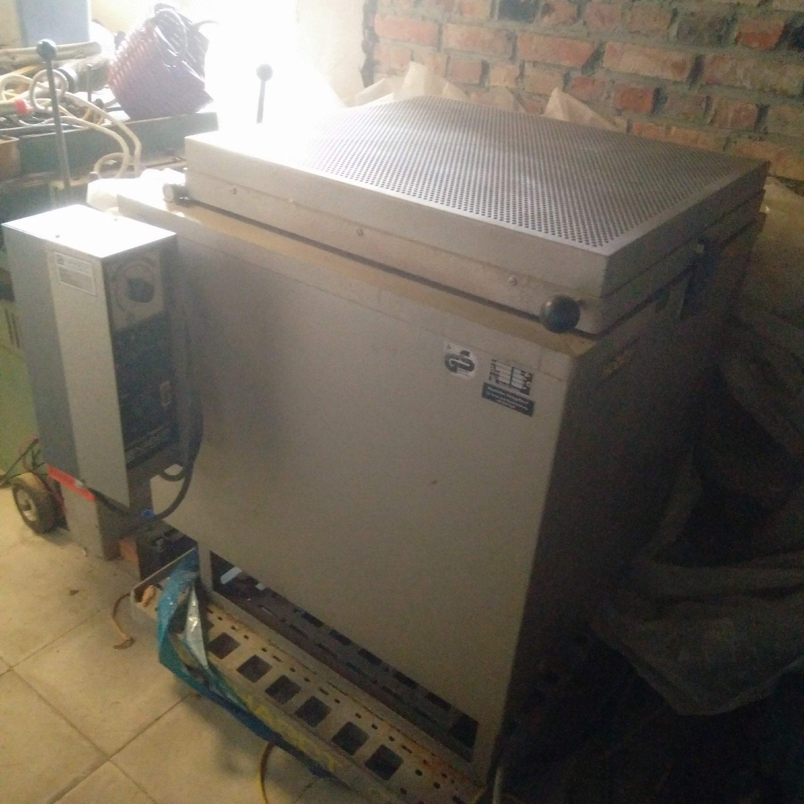 glasoven, glas in lood oven. Naber glasoven, Ophalen, Glas