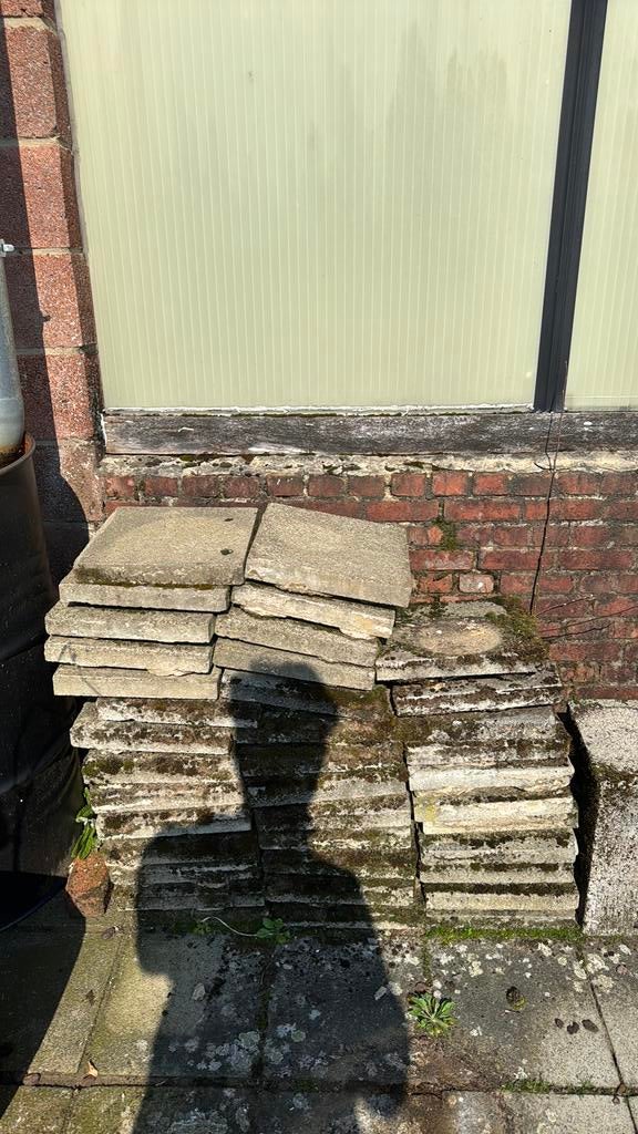 Dalstenen gratis, Ophalen, Gebruikt, Minder dan 5 m², Beton