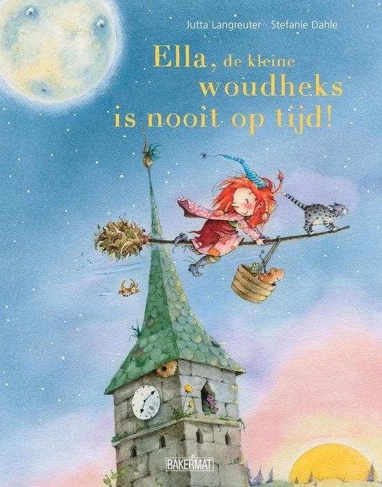 boek: Ella de kleine woudheks is nooit op tijd/Langreuter J., Ophalen of Verzenden, Zo goed als nieuw, Fictie algemeen, Voorleesboek