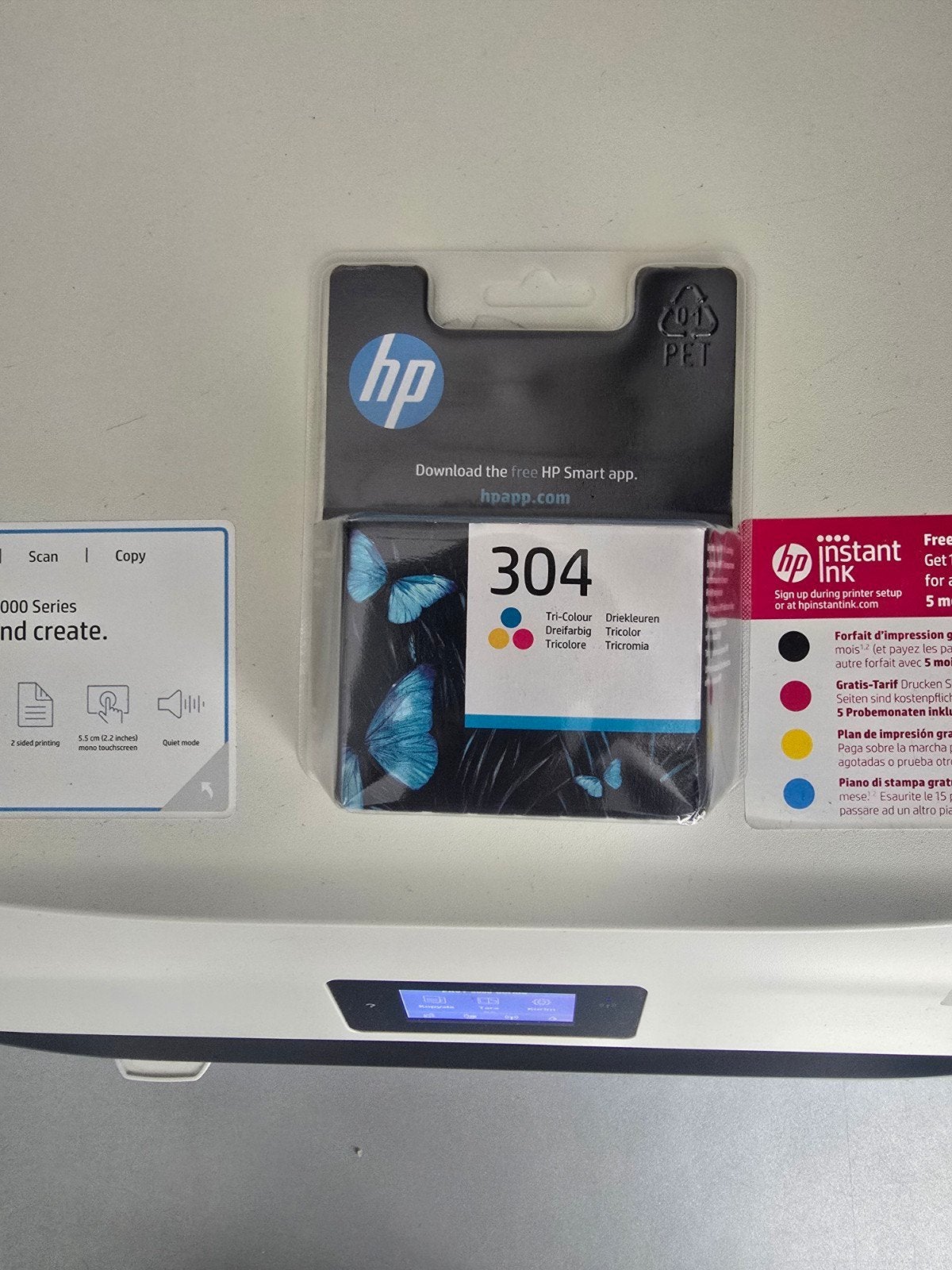 HP ENVY 5032 Series printer + originele HP 304 kleureninkt, Ophalen of Verzenden, Gebruikt, HP ORIGINAL