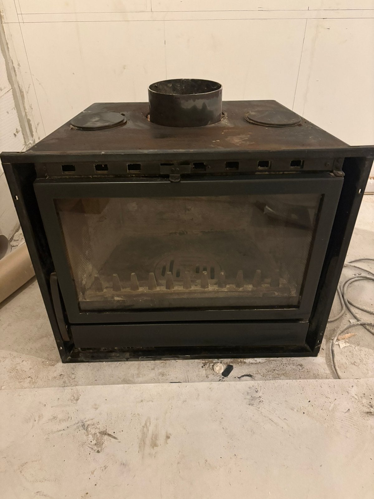 Inbouw haard, Huis en Inrichting, Ophalen, Gebruikt, Inbouwhaard, Houthaard