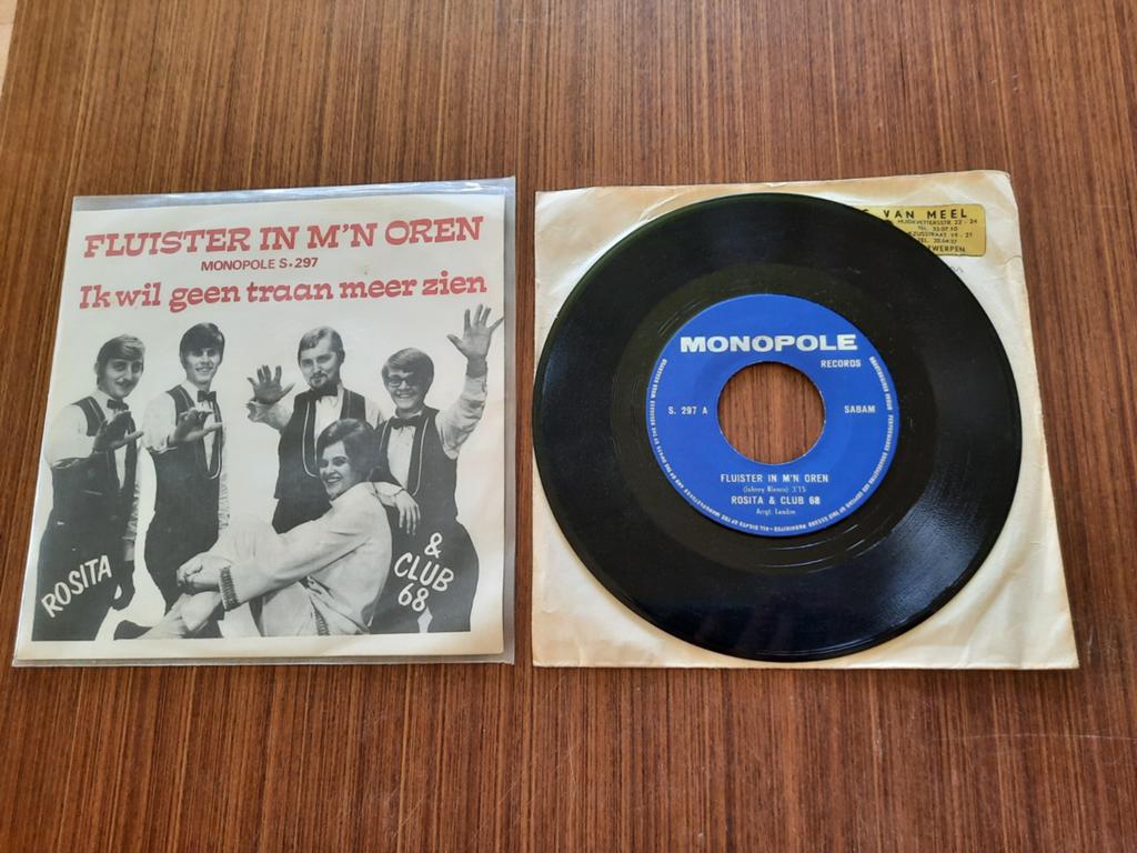 Rosita & Club 68.Fluister in m'n oren/Ik wil geen traan meer, Enlèvement ou Envoi