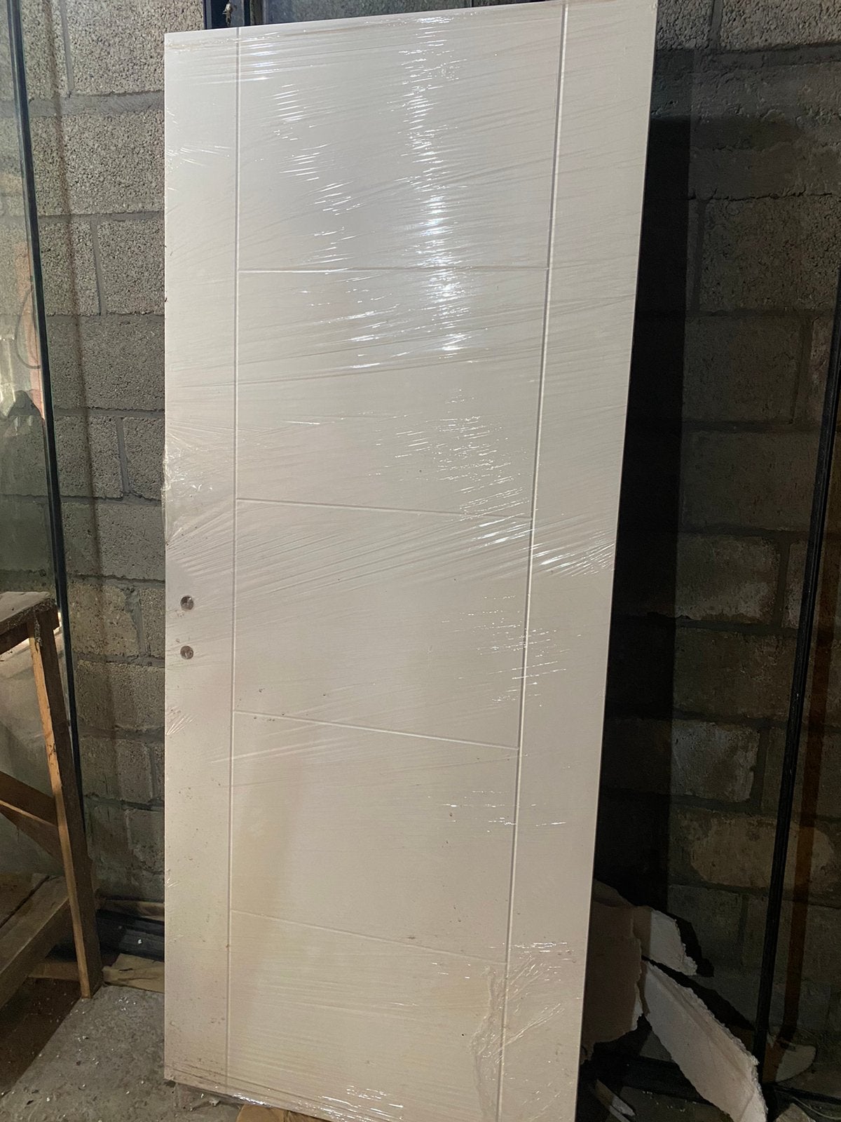 83x201,5 MDF deur mat wit kleur. Omkeerbaar. In verpakking, Neuf, Porte intérieure, Enlèvement, 80 à 100 cm