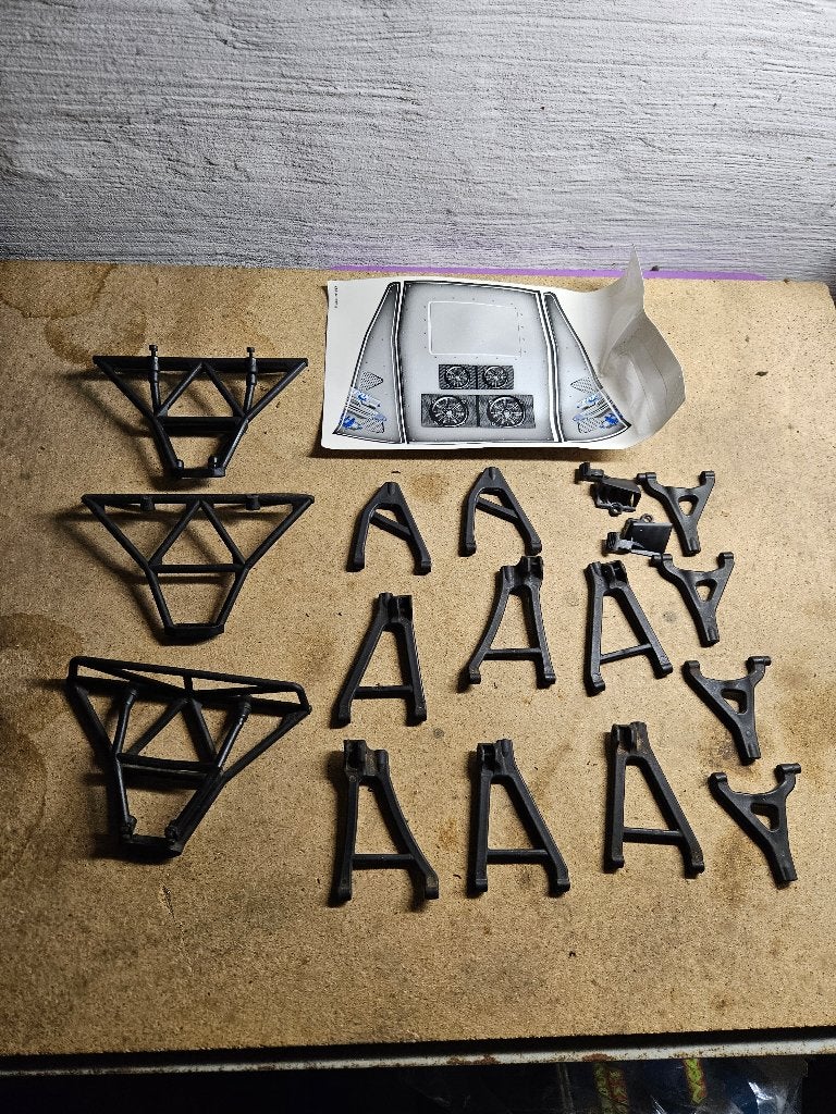 Traxxas slash 1/16 onderdelen, Elektro, Gebruikt, Ophalen of Verzenden, Schaal 1:16