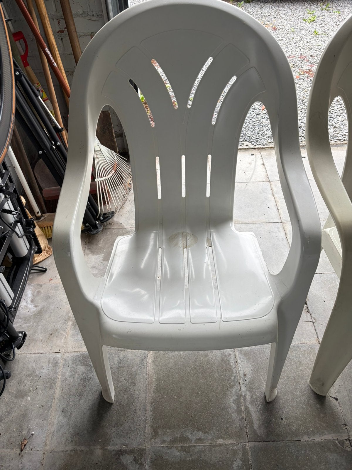 4 hoge stapelstoelen Gratis, Enlèvement