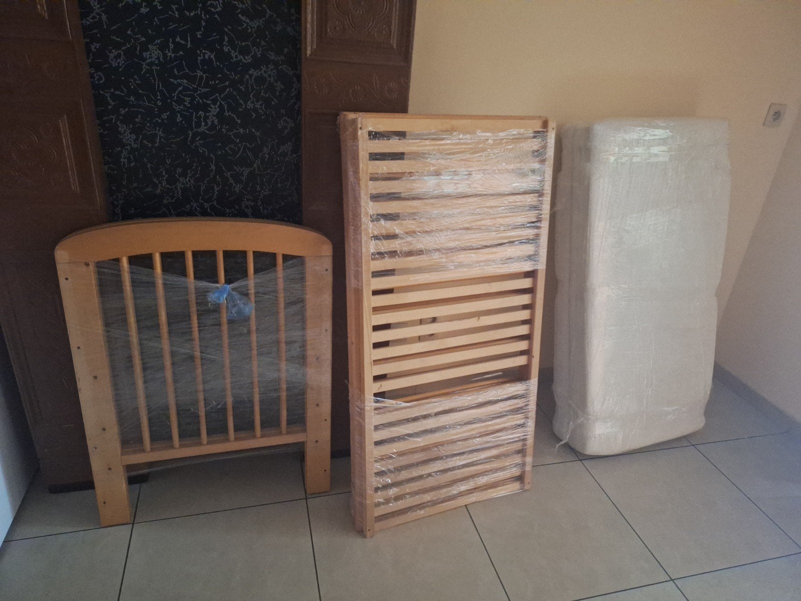 Houten kinderbed, Gebruikt, Minder dan 140 cm, Minder dan 70 cm, Ophalen