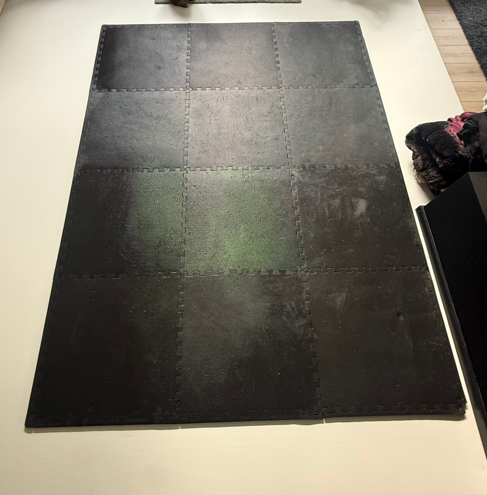 Fitness puzzel mat, Ophalen, Gebruikt