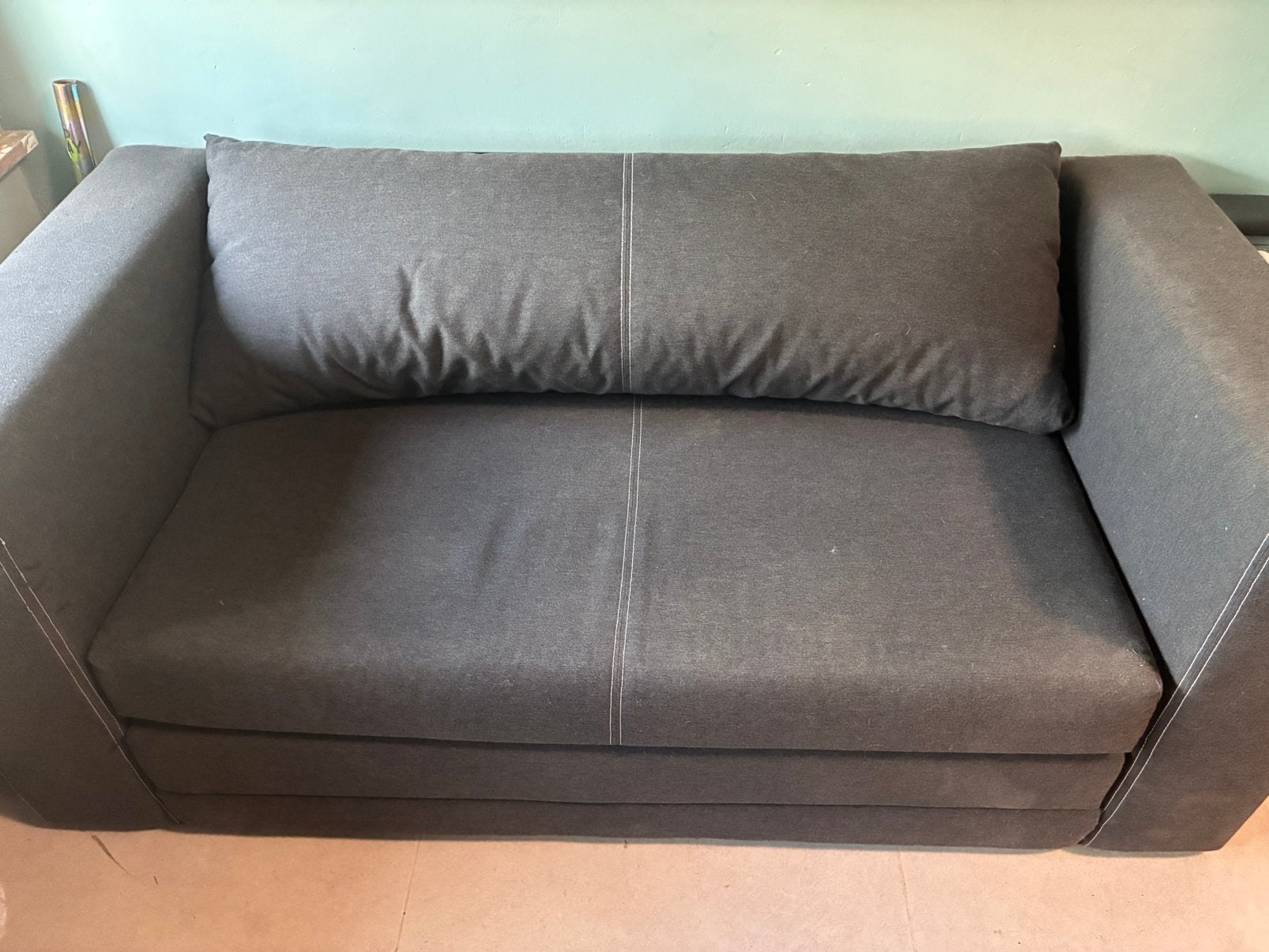 Zetel + bed 2 personen, Huis en Inrichting, Ophalen, Zo goed als nieuw