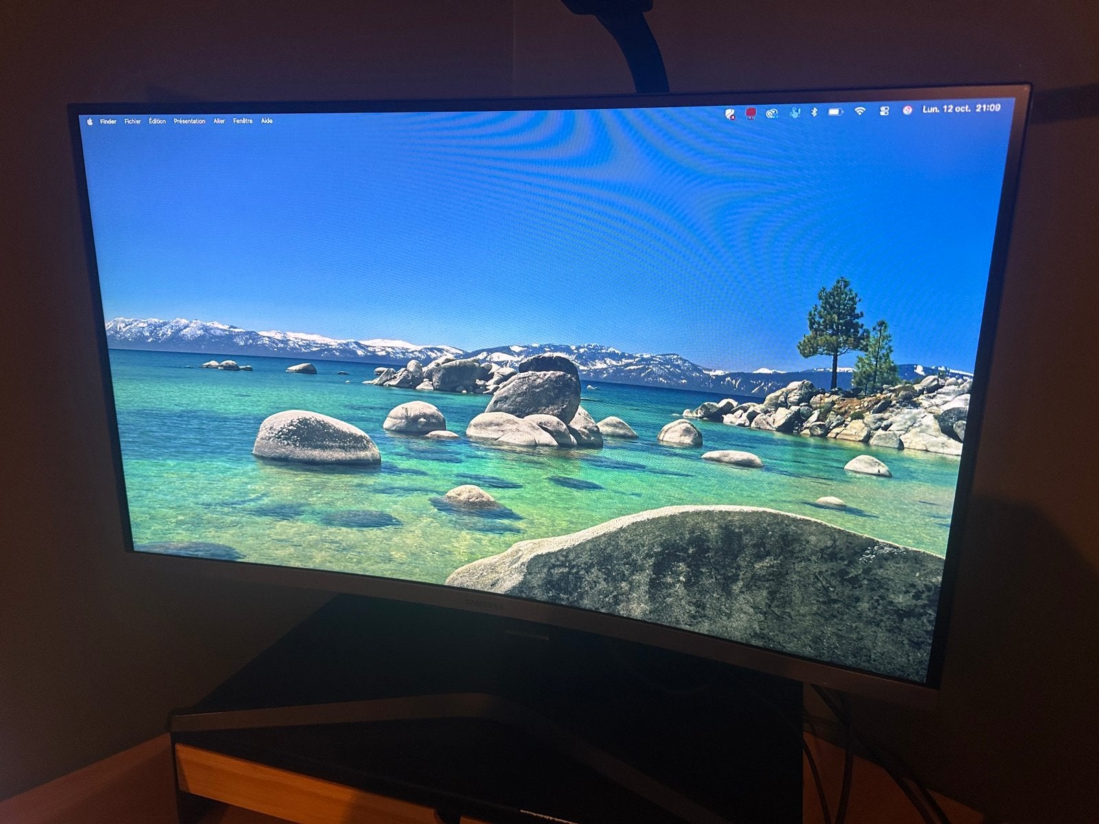 Ecran SAMSUNG incurvé C27R50X, Informatique & Logiciels, VA, Comme neuf, Enlèvement, Incurvé