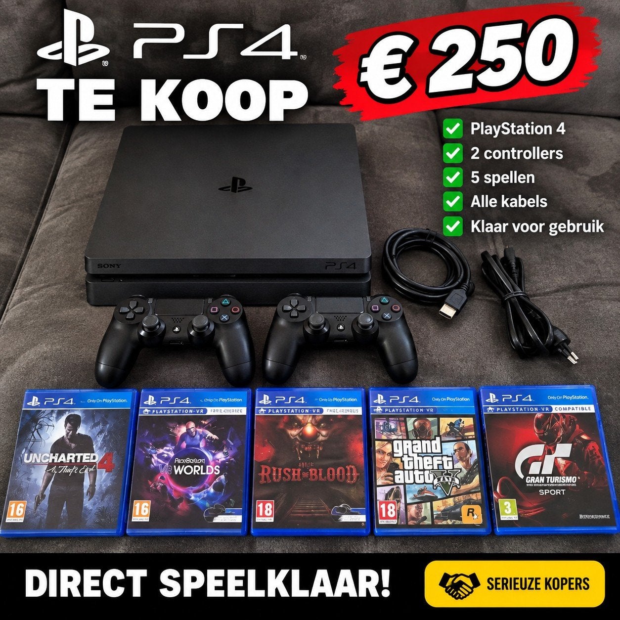 playstation 4 en 5 spellen, Consoles de jeu & Jeux vidéo, Enlèvement