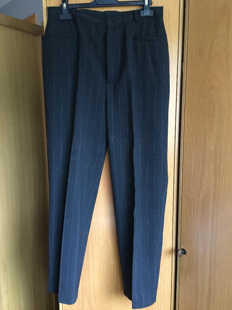 Broek Xandres donkergrijs met streep maat 38, Maat 38/40 (M), Ophalen of Verzenden, Zo goed als nieuw, Xandres