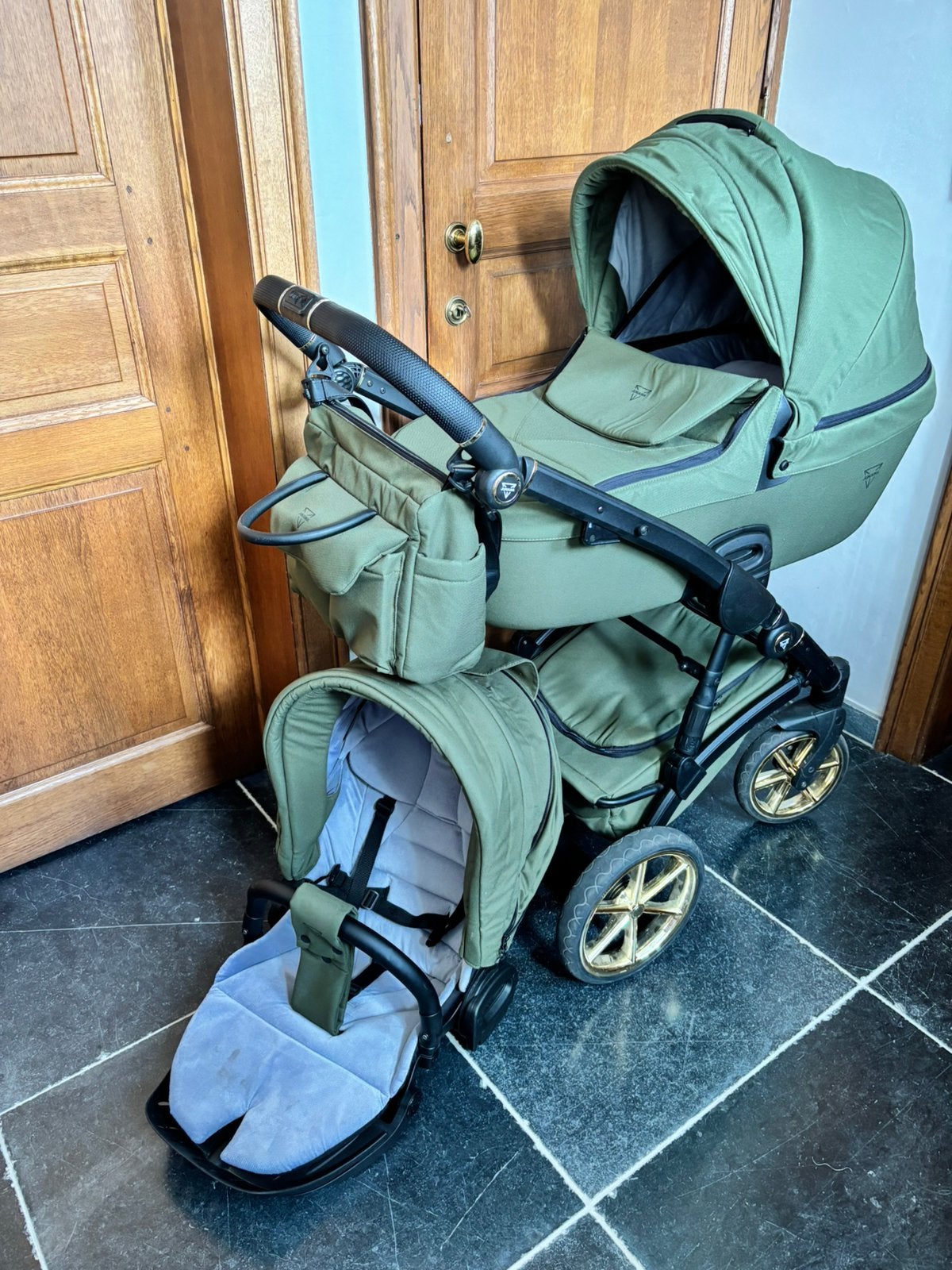Buggy 3 in 1 Junama, Kinderen en Baby's, Kinderwagens en Combinaties, Ophalen, Zo goed als nieuw