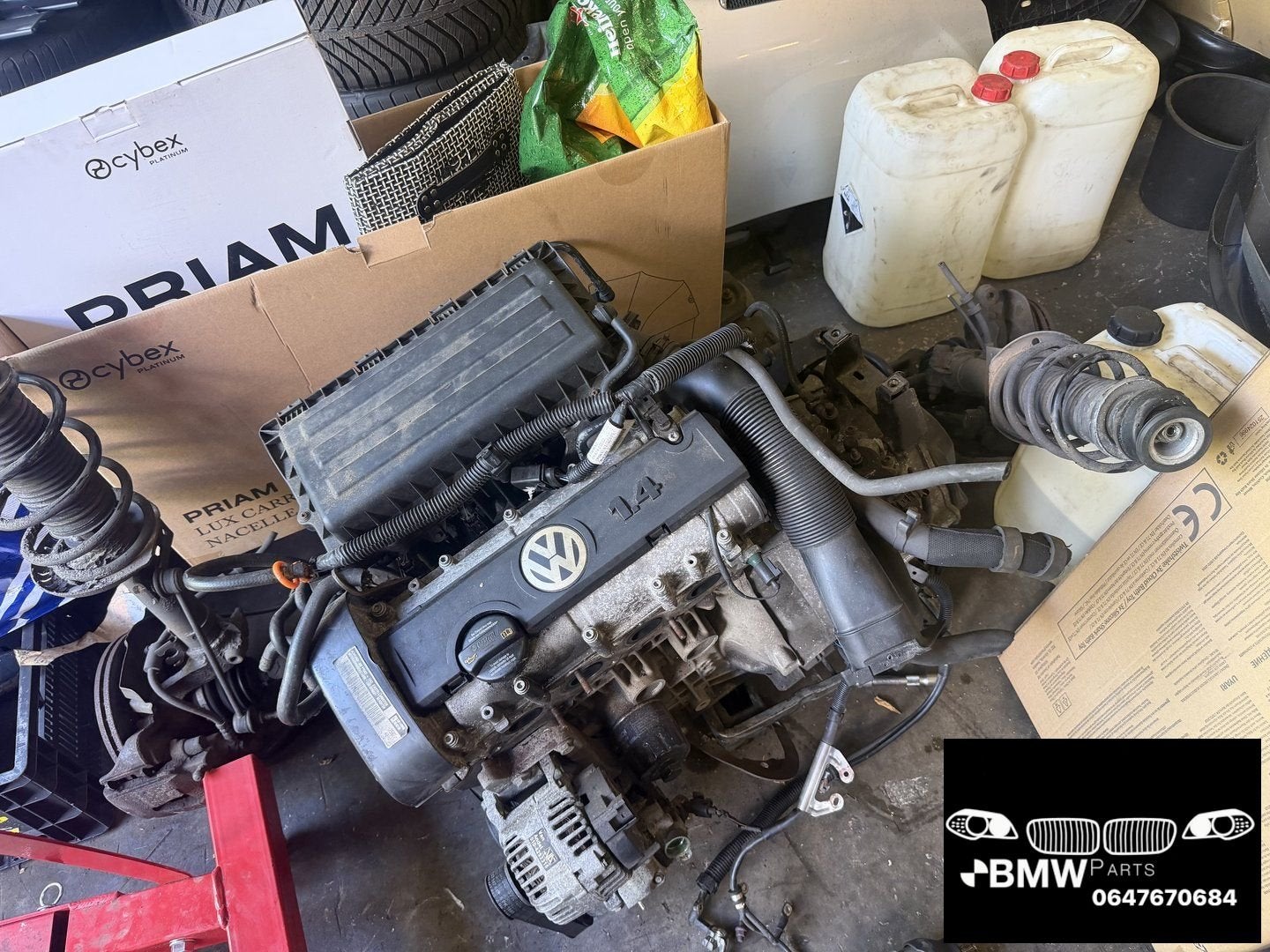 Motor VW Polo 1.4 CGGB incl bak subframe etc, Volkswagen, -, Utilisé, -