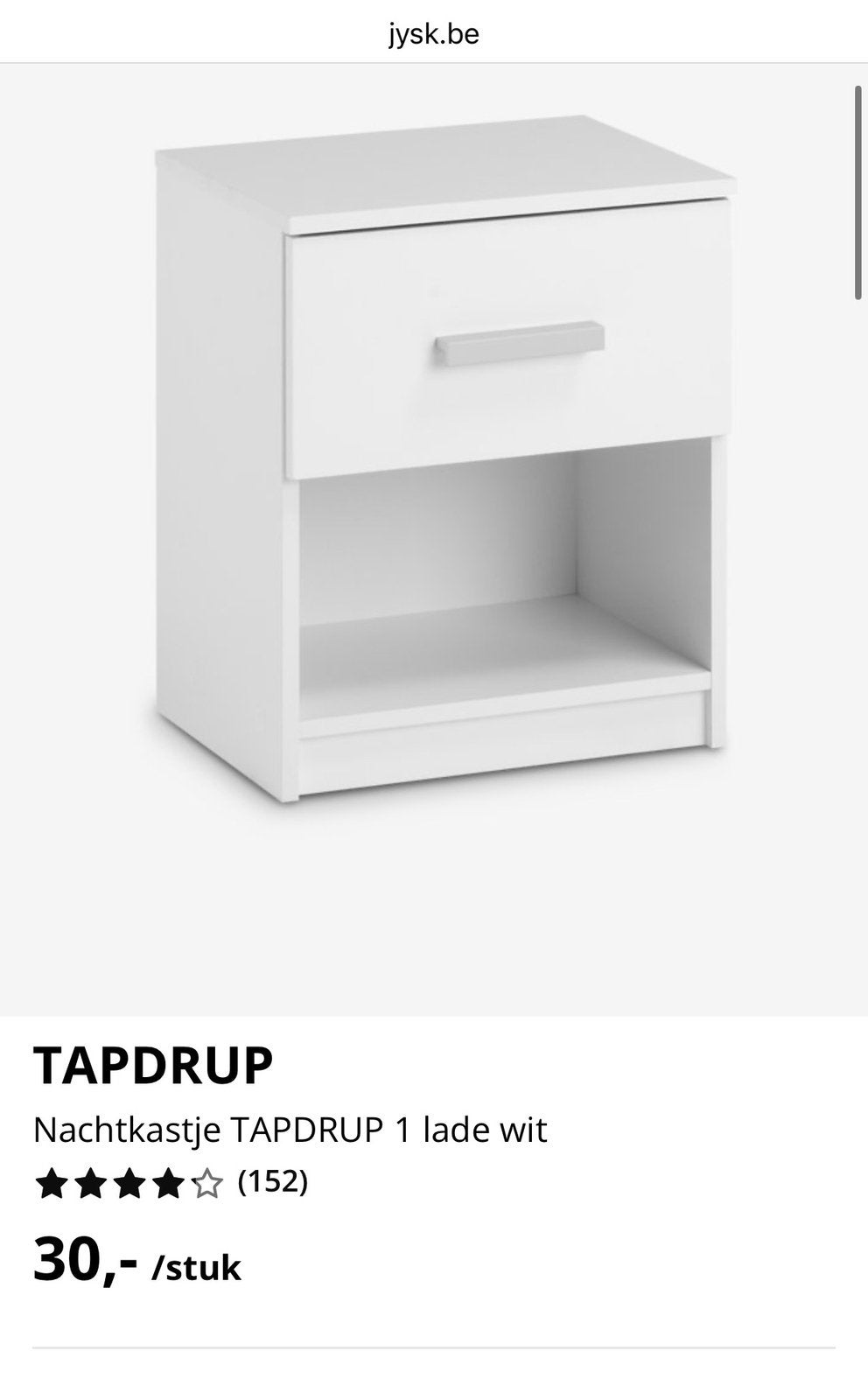 Nachtkastje/Ikea /, Ophalen, Zo goed als nieuw